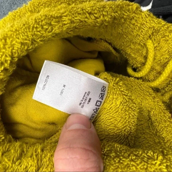 Supreme Yellow Terry Cloth Logo Shorts